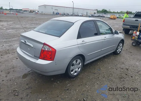 2006 Kia Spectra Ex/Lx/Sx from USA, damaged, VIN KNAFE121265340380